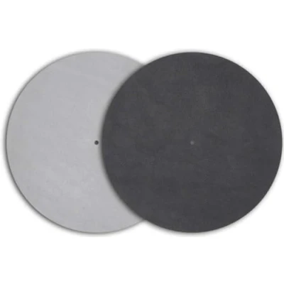 Afbeelding van Pro ject Plattentellerauflagematte/slipmat ledermat (zwart)