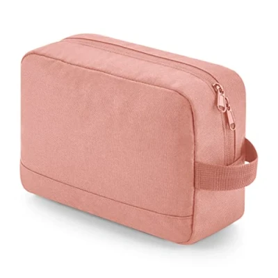 Afbeelding van BagBase Recycled Essentials Wash Bag BG277 Blush Pink