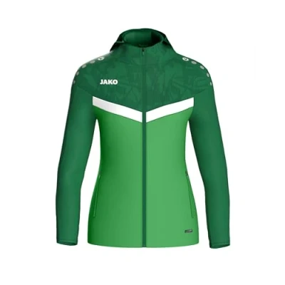 Afbeelding van Jako Iconic Jas Met Kap Dames Zachtgroen / Sportgroen Maat: 42