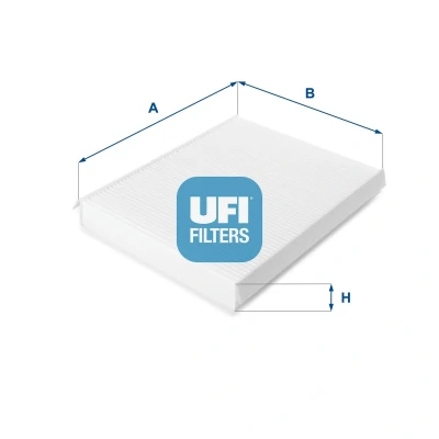 Afbeelding van UFI 54.142.00 Interieurfilter Carbon filter 314 152 40 PEUGEOT: 407 Saloon, SW, Coupe, CITROËN: C5 II Hatchback, C6 Saloon