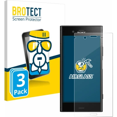 Afbeelding van BROTECT Screenprotector voor Sony Xperia XZ1 Folie Beschermfolie Beschermglas transparant (3 Stuks)