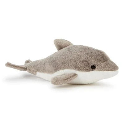 Afbeelding van Zappi Co Zacht Pluche knuffeldier voor kinderen Dolfijn (25 cm) Safari dierencollectie dier pasgeborenen en eerste