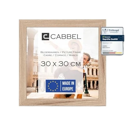 Afbeelding van CABBEL 1 fotolijst, 30 x cm, natuur, moderne wanddecoratie, ideaal voor foto&#039;s, posters en kunstwerken, elegant veelzijdig inzetbaar