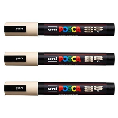 Afbeelding van Posca 3 stuks PC 5M Uni Ball markers (compleet assortiment van 35 kleuren beschikbaar)