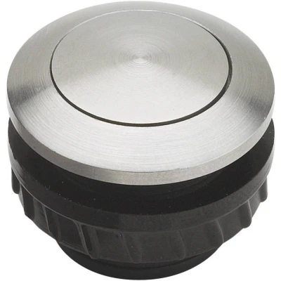 Afbeelding van Grothe 62000 Belknop 1 voudig RVS 12 V/1,5 A