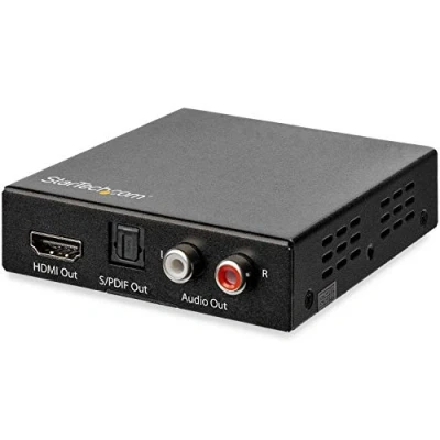 Image de Processeur audio Startech HD202A 4K Ultra HD Noir