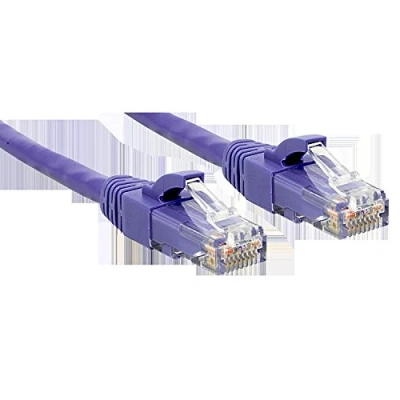 Afbeelding van LINDY 48126 RJ45 Netwerkkabel, patchkabel CAT 6 U/UTP 7.50 m Violet Snagless 1 stuk(s)