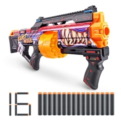 Afbeelding van X Shot Skins Beast Out Last Stand (16 darts), schuimrubberen dartblaster, speelgoedpistool, dartpijlen met Air Pocket technologie
