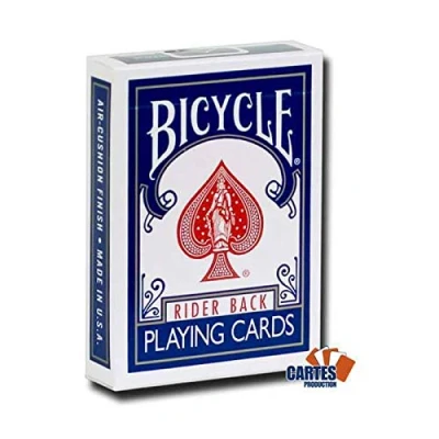 Afbeelding van Bicycle Tarot Blue Witte zijde