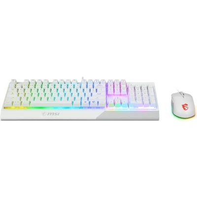 Afbeelding van MSI VIGOR GK30 COMBO WHITE US toetsenbord USB QWERTY Italiaans Wit