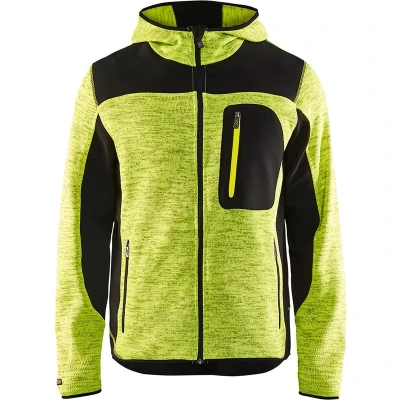 Afbeelding van Blaklader Gebreide vest Softshell geel maat M