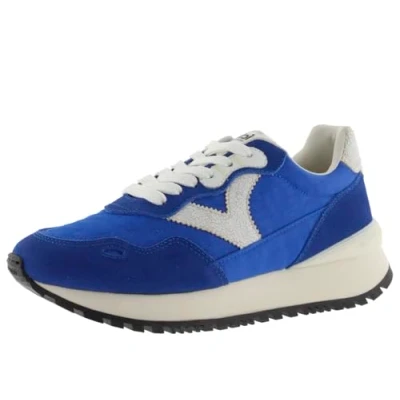 Afbeelding van Victoria Shoes Viento LOW Tennis Sneakers laag, Dames, Maat: 37, Royal Textiel