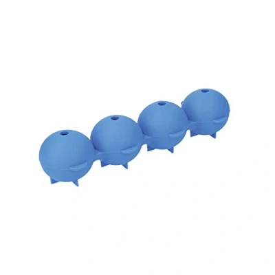 Afbeelding van Siliconen Ronde Ijsblok mal, Blauw Colourworks