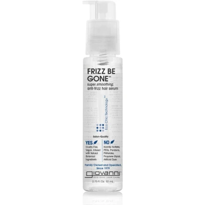Afbeelding van Giovanni Cosmetics Frizz Be Gone Super Smoothing Anti Hair Serum 81 ml