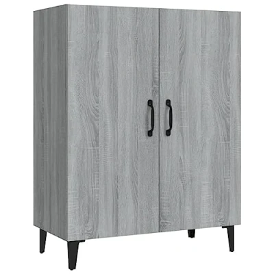 Afbeelding van vidaXL Dressoir Sonoma grijs 70x34x90 cm Bewerkt hout