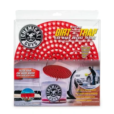 Afbeelding van Chemical Guys Cyclone Dirt Trap autowasemmer, rood