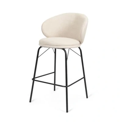 Afbeelding van Milton &amp; Oldbrook Lage Barkruk Lund Beige