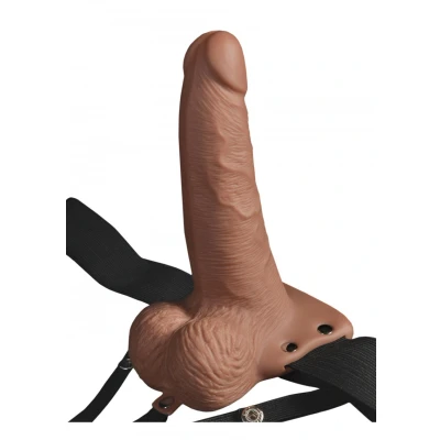 Afbeelding van Holle Strap On Dildo Oplaadbaar 15 CM