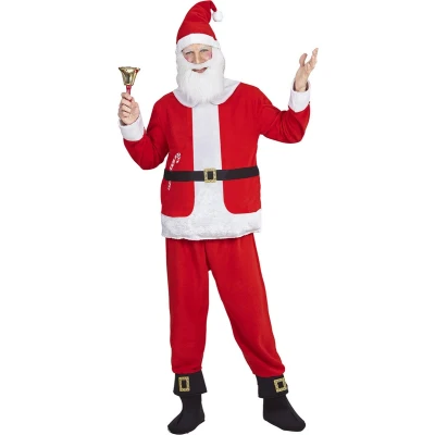 Afbeelding van Widmann Kerst &amp; Oud Nieuw Kostuum Kerstman Karel Rood XL Verkleedkleding