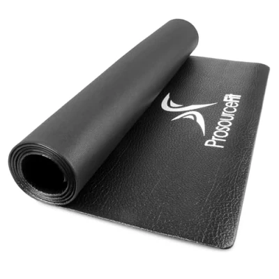Afbeelding van ProsourceFit Vloerbeschermingsmat van pvc met hoge dichtheid voor trainingsapparatuur en loopband, 0,9 x 2 m