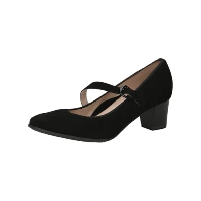 Afbeelding van Caprice Dames 9 22310 44 Damespumps, Zwart suède., 39 EU