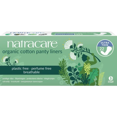 Afbeelding van Natracare Panty Liners Ultra Thin Inlegkruisjes 22ST