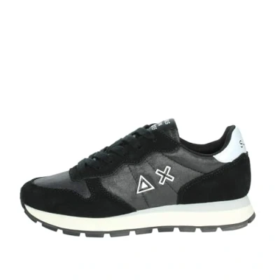 Afbeelding van Sun68 ALLY Bright Sneakers laag, Dames, Maat: 39, Black Leer en textiel
