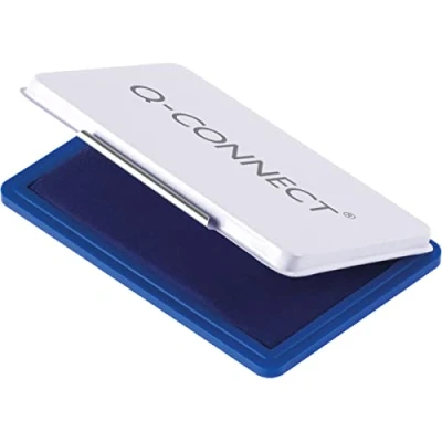 Afbeelding van Q CONNECT stempelkussen, ft 110 x 70 mm, blauw