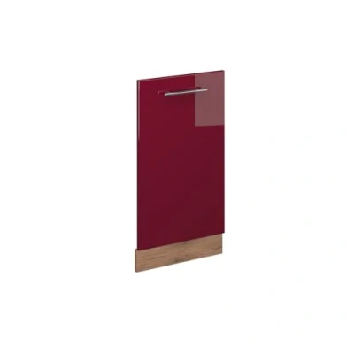 Afbeelding van Vicco Fame LineVoorpaneel vaatwasser 45 cm zonder werkblad Bordeauxrode hoogglans