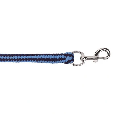 Afbeelding van Covalliero Halstertouw Hippo Karabijnhaak Marine/L.Blauw