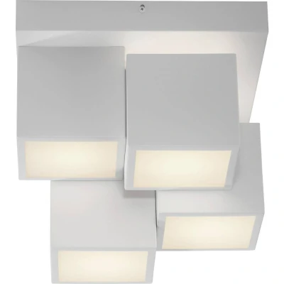 Afbeelding van JUST LIGHT. Plafondlamp Tetris, ijzer, 3.000 K, wit