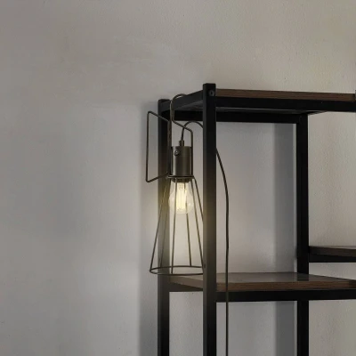 Afbeelding van Lindby Tafellamp 1licht IJzer H: 42.6 cm E27 zwart