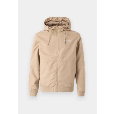 Afbeelding van Jack &amp; Jones Jas Jjerush Hood Bomber Noos 12200208 Crockery/solid Mannen Maat XXL