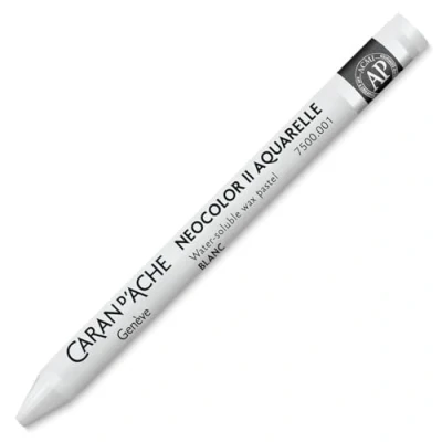Image de Caran d&#039;Ache crayons de cire NeocolorII blanc 10 pièces