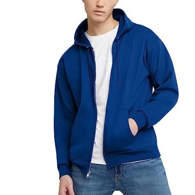Afbeelding van Hanes P180 Herentrui met capuchon (1 stuk), Diep koningsblauw