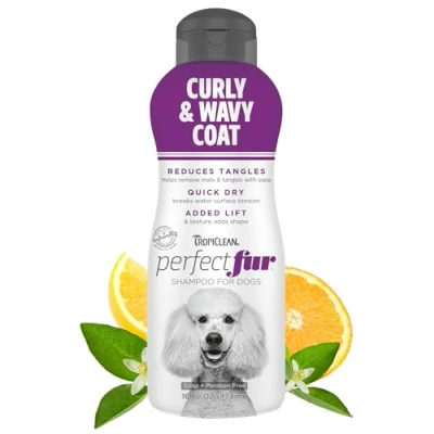 Afbeelding van TropiClean PerfectFur Hondenshampoo Dikke en Taaie Vacht 473 ml