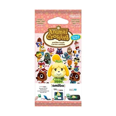 Image de Paquet de 3 Cartes Animal Crossing Série 4