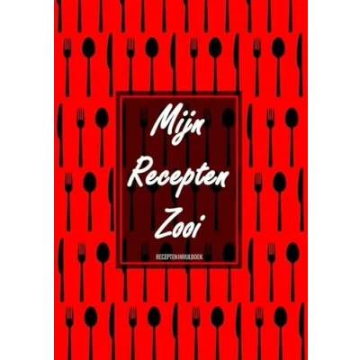 Afbeelding van Kerstcadeau Blanco Recepten Invulboek &quot;Mijn Zooi&quot;