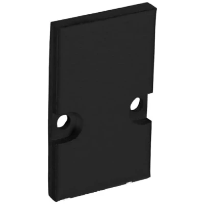 Afbeelding van Barthelme 62399110_9005 Eindkappen set Aluminium (l x b h) 3 18.4 30 mm 2 stuk(s)