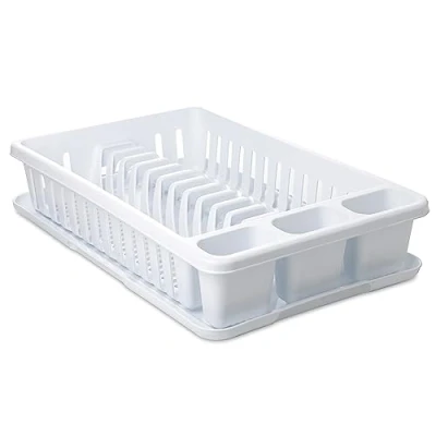 Afbeelding van TATAY Bordenrek met dienblad, PP, BPA vrij, bord en bestek, afmetingen 27 x 42 10 cm