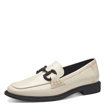 Afbeelding van Marco Tozzi dames 2 24205 41 mocassin dames, Pat Cb crème