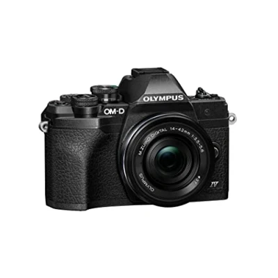 Image de Appareil photo hybride Olympus OM D E M10 Mark IV noir + ED 14 42mm f/3.5 5.6 EZ MSC Pancake