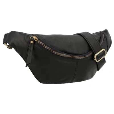 Afbeelding van Gusti Leder Cillian Heuptas, Maat: One Size, Schwarz schafsleder