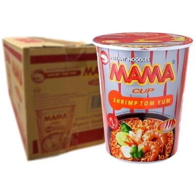 Afbeelding van MAMA Instant Cup Noedels Garnaal 16x70gr 70.00 g