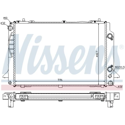Afbeelding van Nissens Radiateur 60467A