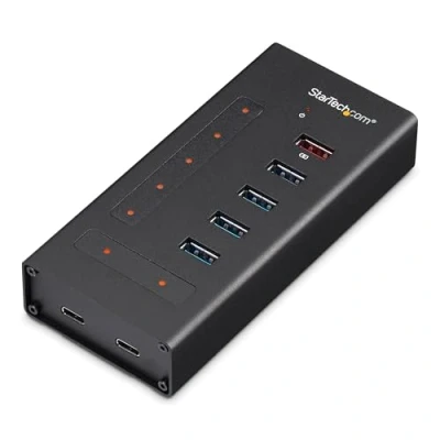 Afbeelding van USB Hub Startech HB30C5A2CST Black