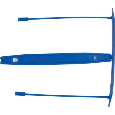Afbeelding van Q connect Archiefbinder E clip, Doos Van 100 Stuks, Blauw Archiefbinders