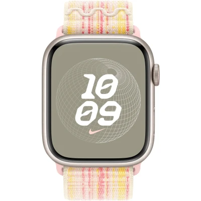 Afbeelding van Apple Original Nike Sport Loop Watch 42mm / 44mm 45mm 49mm Starlight Pink MUJY3ZM/A