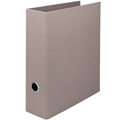 Afbeelding van Rössler papier S.O.H.O map S.O.H.O. Ordner A4 met insteekplaat. 8,5 cm taupe