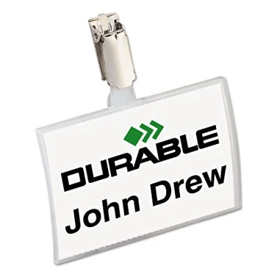 Afbeelding van Durable badge met klem Click Fold
